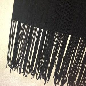 Fringe Mini Skirt